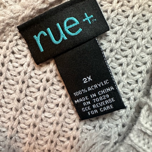 Rue21 Distressed Knit Sweater- Size 2xl - Picture 3 of 3